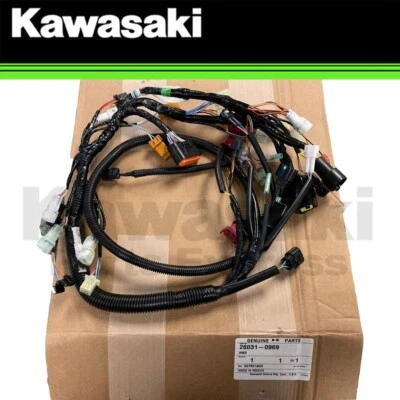 NEW 2011-2014 GENUINE OEM KAWASAKI KFX450R MAIN HARNESS KSF450 KFX450 26031-0969 - Image 1 of 4