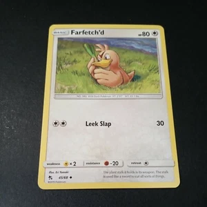 Pokemon Hidden Fates Farfetch'd Uncommon Card 45/68 NM - Picture 1 of 1