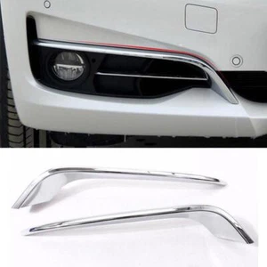2 Pezzi Strisce Denti Anteriori Cromate per BMW Serie 3 GT F34 2013-2017 - Foto 1 di 7