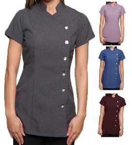 Jola Beauty Tunic Hairdressing Spa Nail Salon Therapist Massage Top Uniform - Picture 1 of 22