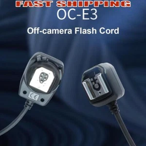 Off-Camera Flash Sync Extension Cord 1.2m Camera Extension Cable for Canon 580EX - Picture 1 of 8