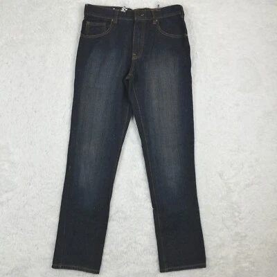 Jeans Hurley Boys 84 Slim Azul Denim Oscuro Enjuague Lavado Juvenil 20 Foto 1 de 4