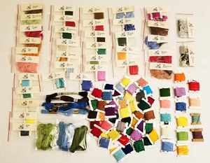 DMC Bates BBF Embroidery Floss Thread LOT of 100+ MANY Colors Shades Vintage - Picture 1 of 8