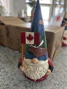 Jim Shore CANADIAN GNOME FIGUR 6008763 O Canada My Gnome Forever NEU IN BOX - Bild 1 von 2