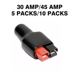 5/10 Packs 30A/45A Connector&Flame Retardant Cover Sleeve For Anderson Powerpole - Picture 1 of 6