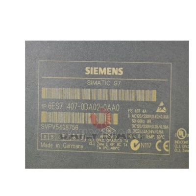 New In Box SIEMENS 6ES7 407-0DA02-0AA0 SIMATIC S7-400 Processor Module - Image 1 of 2