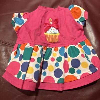 Petco Cumpleaños Niña Cupcake Perro Vestido XXS Rosa Lunares Nuevo Foto 1 de 4