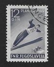 YUGOSLAVIA _ 1949 Ski Jump in Planica 12 Din Cancelled (DX6)