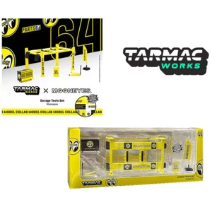 Herramientas de garaje Tarmac Works 1:64 con 4 postes de elevación lunas librea T64A-001-ME - Imagen 1 de 1