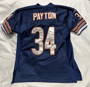 Sewn Reebok Walter Payton Chicago Bears Jersey Sz Youth S/M (12-14) - Picture 1 of 11