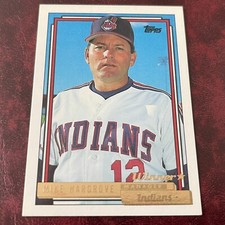 1992 Topps Set MIKE HARGROVE GOLD WINNER PARALLEL #609 CLEVELAND INDIANS *MINT*