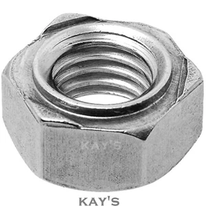 M3 M4 M5 M6 M10 M12 STAINLESS STEEL WELD NUTS HEXAGON HEX WELDING NUT A2 METRIC - Picture 1 of 2