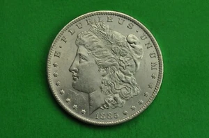 1885-O  AU++  Morgan US Silver Dollar Coin  (90% Silver ) - Bild 1 von 3