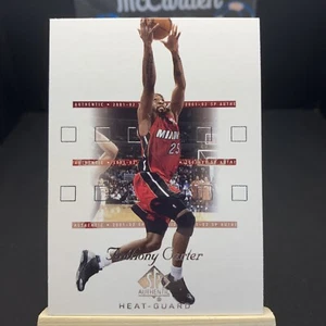 2001-02 SP Authentic Basketball #47 Anthony Carter Miami Heat - Bild 1 von 2