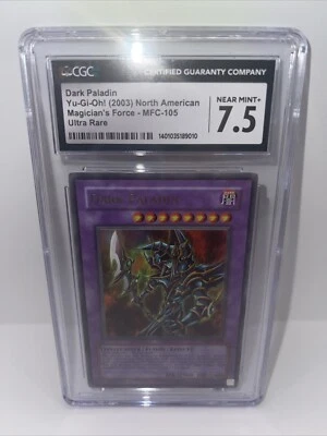 CGC 7.5 Dark Paladin Corrected Art Yu-Gi-Oh! Magician’s Force Unlimited MFC-105 - Image 1 of 2