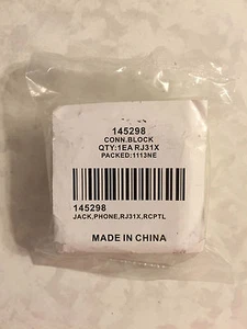 NEW ADT RJ31X Conn Block Phone Line Seizure Jack ( 145298 ) Securtiy System - Picture 1 of 4