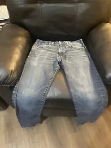 Pantalones de mezclilla rectos relajados para hombre 32x30 azul Polo Ralph Lauren The Hampton - Imagen 1 de 18