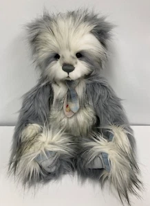 CHARLIE BEARS 'STEWART' CB222210B TEDDY BEAR 2022 ISABELLE LEE GREYS TIE - Picture 1 of 12