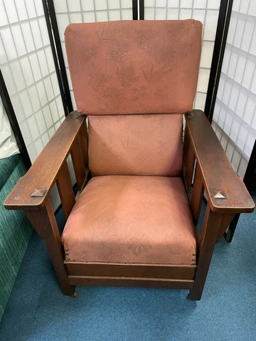 HEMCO OAK MISSION RECLINER CHAIR HUBBARD ELDREDGE MILLER Local Pickup N CAROLINA Cover