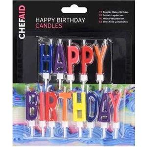 CHEF AID HAPPY BIRTHDAY CANDLES - Picture 1 of 1