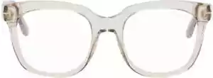 TOM FORD Blue Block Square transparent clear beige optical glasses 52 unisex - Picture 1 of 8