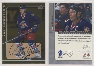 2000-01 ITG Be A Player Signature Series Auto Gold Lyle Odelein #88 Auto