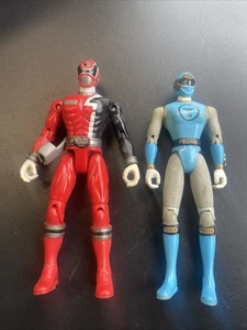 Figuras de Power Rangers. Rojo 14cm. Azul 13,5 cm. - Imagen 1 de 14