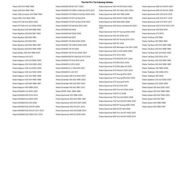 Tusk Ball Joint Kit Lower For Polaris RANGER EV LSV 2011 Foto 1 de 4