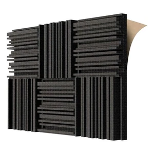 6 Paneles de Espuma AcúStica Autoadhesivos, Espuma Absorbente de Sonido de 9213 - Bild 1 von 6