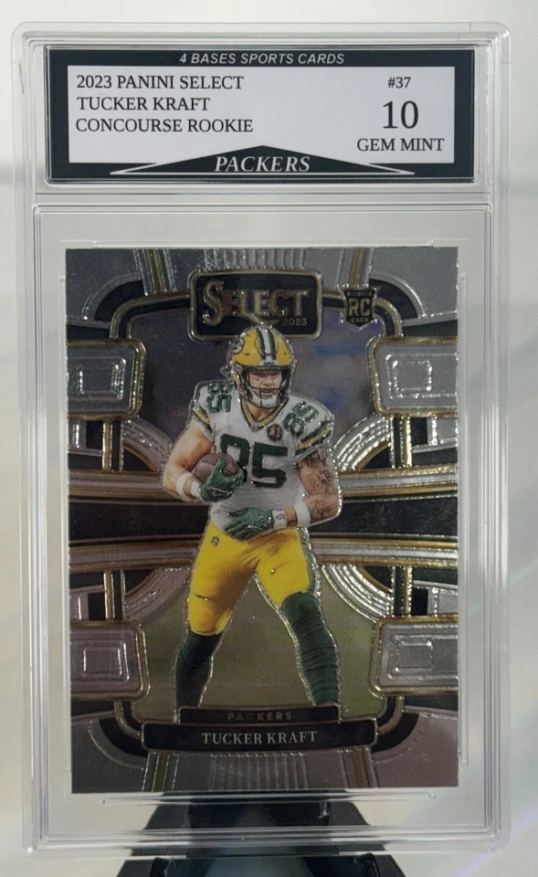 Tarjeta de novato Panini Select Tucker Kraft Packers Concourse 2023 #37 gema ¡como nueva 10! Foto 1 de 1