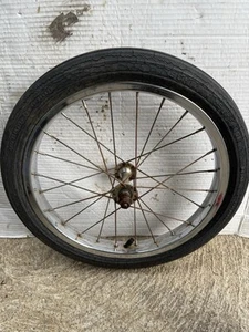 Vintage 16" Schwinn Pixie Stingray Front S7 Wheel And Tire 16 x 1-3/4" - Picture 1 of 15