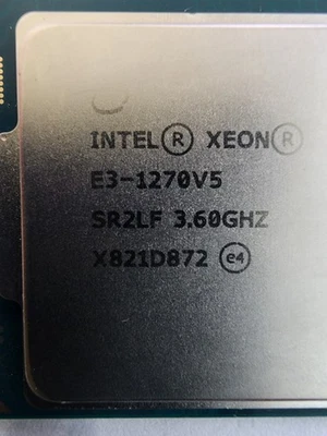 Procesador Intel Xeon E3-1270 V5 3,60 GHz cuatro núcleos 8 MB LGA 1151 SR2LF Foto 1 de 4