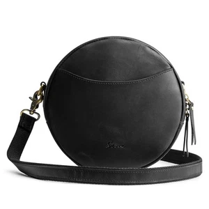 Leather Crossbody Bags for Women Trendy Circle Cross Body Shoulder Bag Design... - Picture 1 of 7