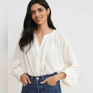 Jenni Kayne Long Sleeve Willow Blouse Shirt Women's Size XL - Picture 1 of 7