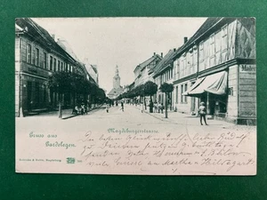 AK Gruss aus Gardelegen Magdeburger Straße Typen 1900 #1104 - Bild 1 von 2