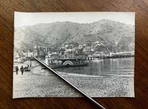 Antique 1900s -10s Catalina Island Cleopatra Glass Bottom Boat Avalon Photo Rare - Picture 1 of 2