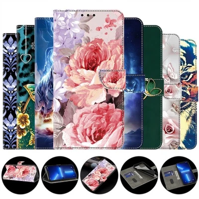 Flip Leather Phone Case for Google Pixel 8 Pro 9 8 8a 7 7a 6 6a 5 4 Wallet Cover - Image 1 of 4