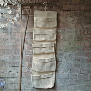 Woven Storage Pockets Organiser Door Hanger IKEA Off White Cream Unused Linden - Picture 1 of 8