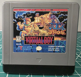 Jack Bros. (Nintendo Virtual Boy, 1995) - Tested/Working - Authentic Cart Only!