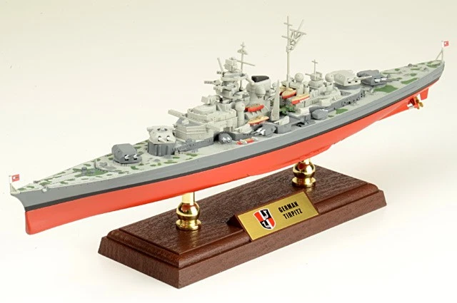 861005A Forces of Valor Bismarck-class Battleship 1/700 Model Tirpitz - Image 1 of 2