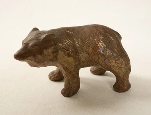 Bronzed Metal Grizzly Bear Figurine (UC1/JSF6) Japan 4/5" Souvenir Nation Park - Picture 1 of 7