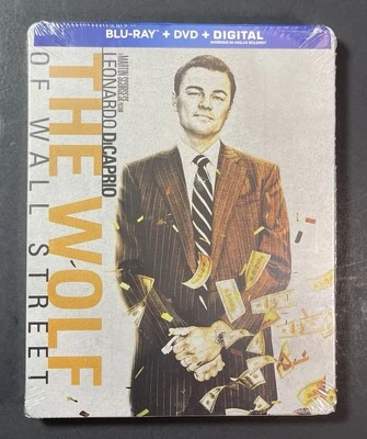 The Wolf of Wall Street [ Limited Edition STEELBOK ] (Blu-ray + DVD) NEW - Image 1 of 4