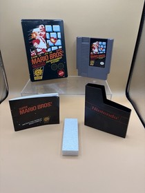 Super Mario Bros (NES) Mattel Canada Black Box - 3-Screw - CIB - Authentic