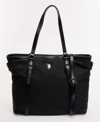 US POLO ASSN. Borsa a tracolla US Polo Assn Houston in nylon nero bestseller