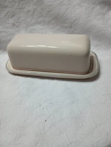 Pfalzgraff Pink Aura Stoneware. Covered Butter Dish 7" - Picture 1 of 6