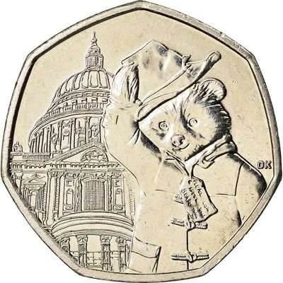 United Kingdom | 50 Pence Coin | Paddington | Km:1715 | 2019 - Image 1 of 4