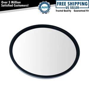 8.5" Round Convex Mirror Stainless Steel Heated Offset Stud w/ Mounting Bracket - Picture 1 of 2