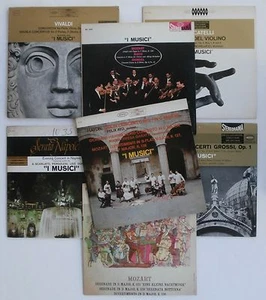 7 PROMO Record Albums I MUSICI Classical STEREO Violin Mozart Bach Vivaldi LOT  - Picture 1 of 10