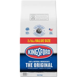 Kingsford Original Charcoal Briquettes, 16lb (2 pack) - Picture 1 of 9