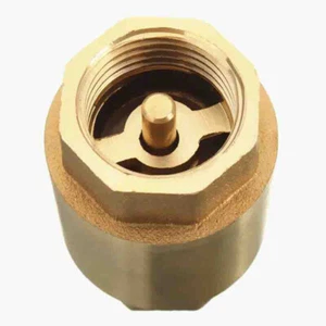 15/20/25/32/40mm Spring Brass Check Valve Water Tank Non Return Valve Gold #JP - Picture 1 of 9